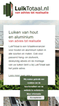 Mobile Screenshot of luiktotaal.nl